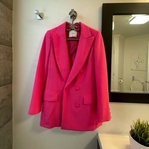 Aritzia Wilfred blazer Margaux hot pink